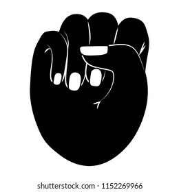 hand fist gesturing icon