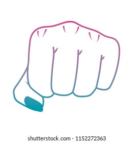 hand fist gesturing icon