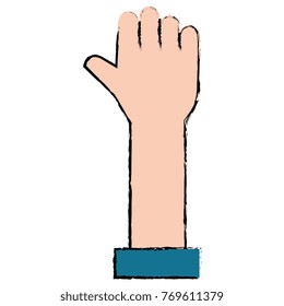 hand up fist icon