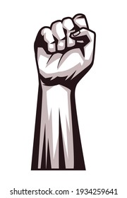 Hand Fist Revolution Protesting Icon