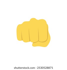 Hand fist vector symbol emoji illustration