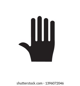 hand five icon symbol, eps 10 vector