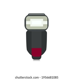hand flash for photography vector on white background