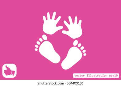 hand foot icon 