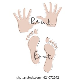 hand, foot icon.