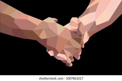 Hand of Friendship team work