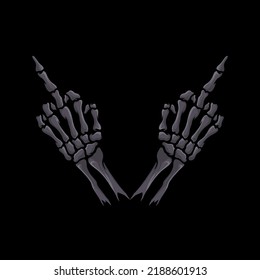 vector del dedo de la mano