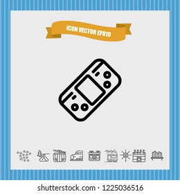 Hand game icon vector