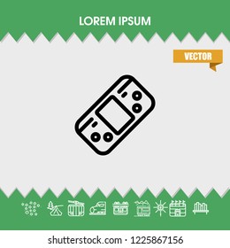 Hand game icon vector
