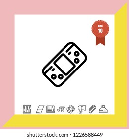 Hand game icon vector