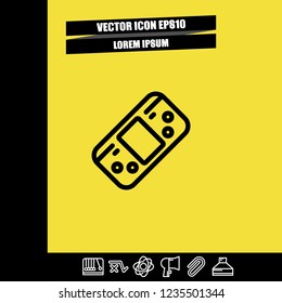 Hand game icon vector