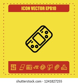 Hand game icon vector
