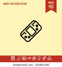 Hand game icon vector