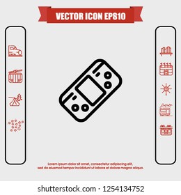 Hand game icon vector