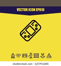 Hand game icon vector