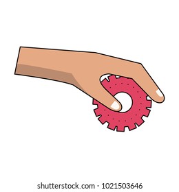 Hand with gear