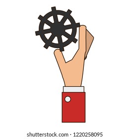 Hand with gear