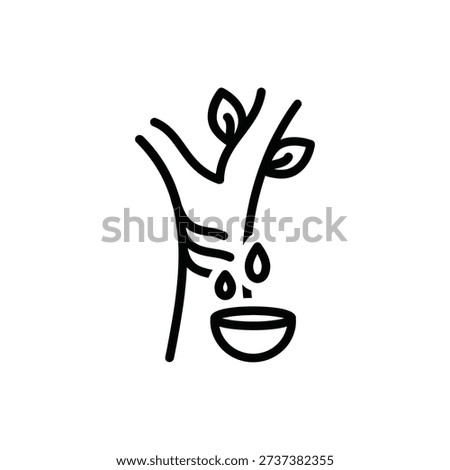 Hand gently holding a small sprout with water droplets