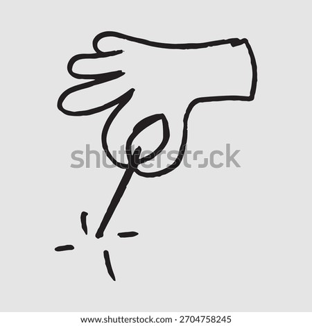 Hand Gesture Doodle magic wand