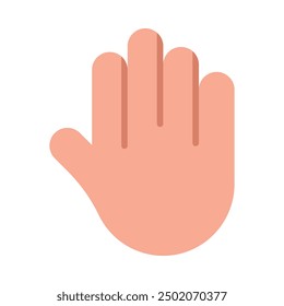 Hand Gesture Flat Icon Design For Personal nad Commercial Use