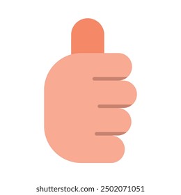 Hand Gesture Flat Icon Design For Personal nad Commercial Use