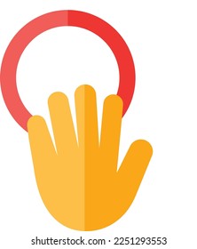 Hand, gesture fully editable vector fill icon

