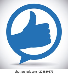 hand gesture graphic design , vector illustration