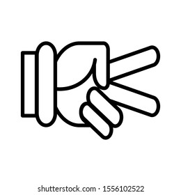 Hand gesture. Hands with counting movements, index finger. Show signal, interactive communication vector