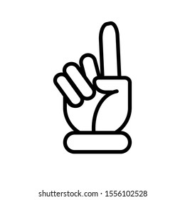 Hand gesture. Hands with counting movements, index finger. Show signal, interactive communication vector