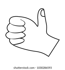 hand gesture icon image 