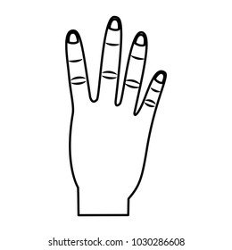 hand gesture icon image 