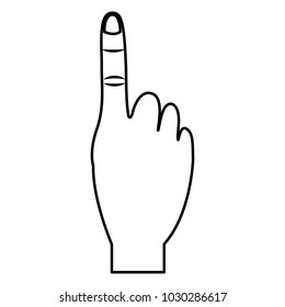 hand gesture icon image 