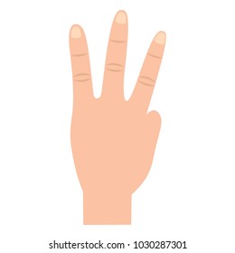 hand gesture icon image 
