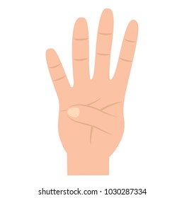 hand gesture icon image 