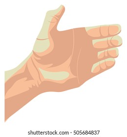 hand gesture icon image 