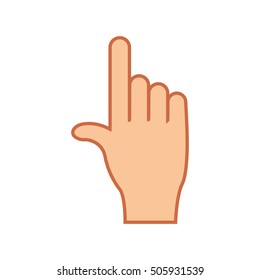 hand gesture icon image 