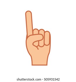 hand gesture icon image 