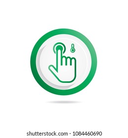 Hand Gesture icon push,sliding
