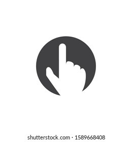 hand gesture  icon vector illustration design template