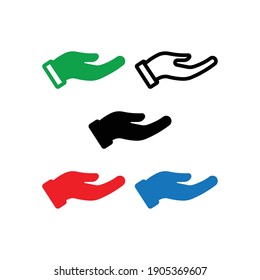 Icono de gesto de mano (ilustración vectorial)
