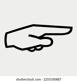 Hand-Gesten-Symbol, Vektorgrafik