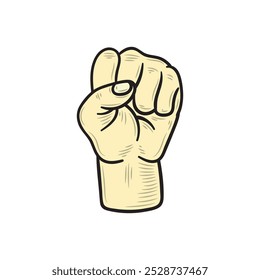 Hand Gesture Illustration Colored - 02