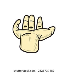 Hand Gesture Illustration Colored - 06