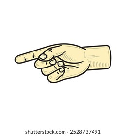 Hand Gesture Illustration Colored - 11