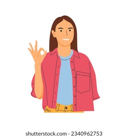hand gesture with ok sign