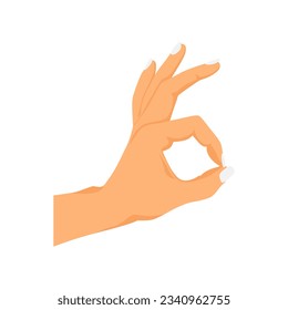 hand gesture with ok sign