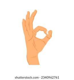 hand gesture with ok sign