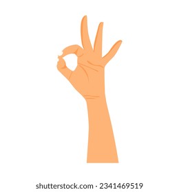 hand gesture with ok sign