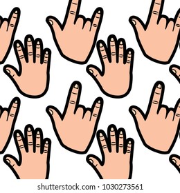hand gesture pattern image 