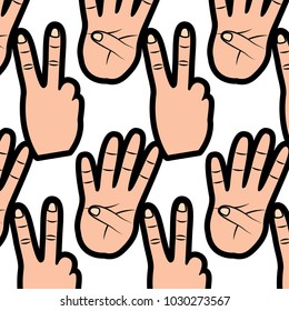 hand gesture pattern image 